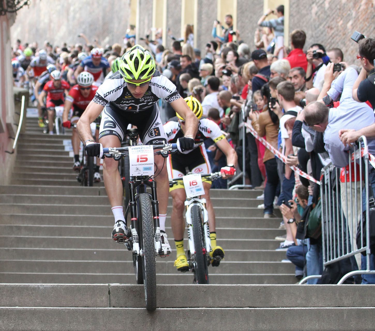 Pražské schody 2013: Michele Casagrande (15), Václav Ježek (16)