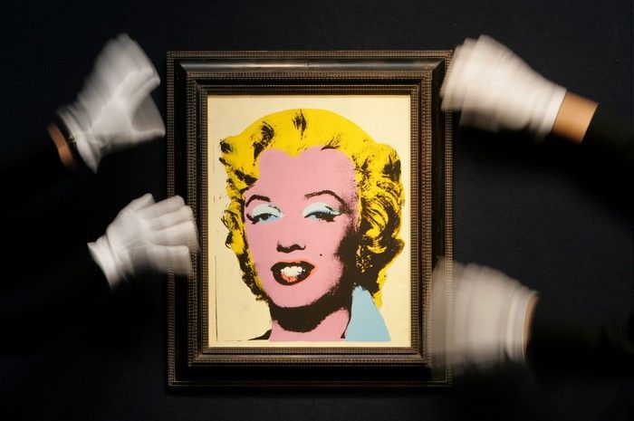 Lemon Marilyn, jeden ze série portrétů hollywoodské herečky od Andyho Warhola, bude dražen 16. května v New Yorku