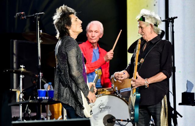 Celá kapela Rolling Stones Letňany