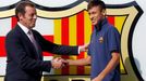 Fotbal: Sandor Rosell a Neymar, FC Barcelona