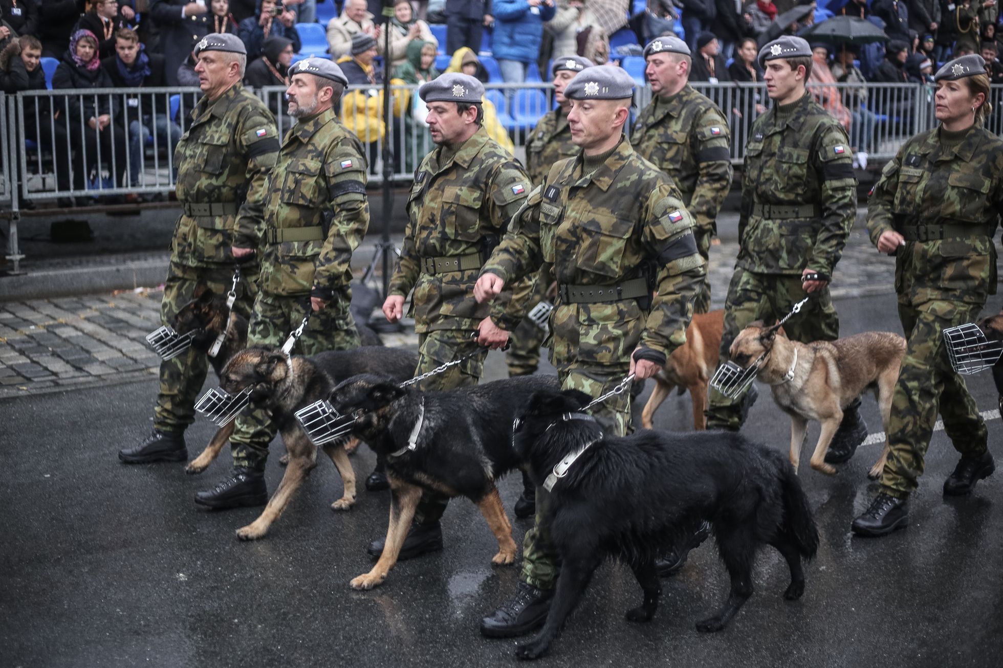 Vojenská přehlídka a pietní akt na Vítkově ke 100 letům Československa