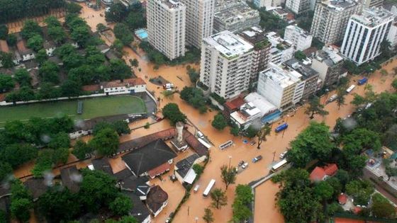 Brazilská apokalypsa: vydatný déšť, záplavy a sesuvy půdy