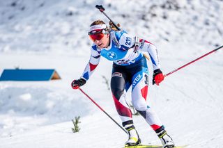 SP v biatlonu 2020/21, Hochfilzen, sprint žen: Lucie Charvátová.