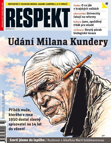 Respekt s Milanem Kunderou