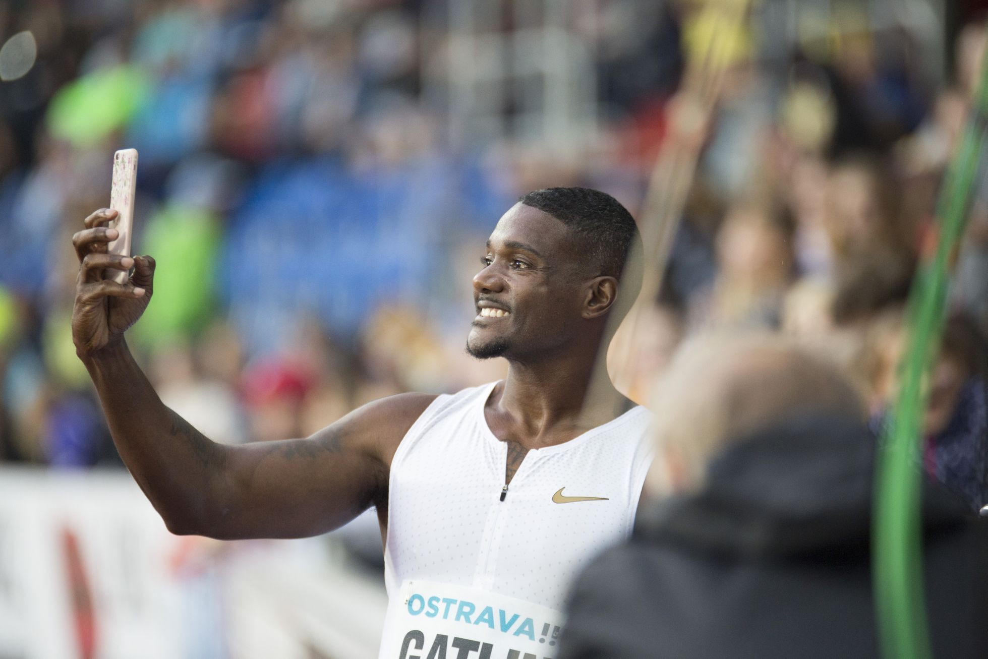 atletika, Zlatá tretra 2018, Justin Gatlin (100 m)