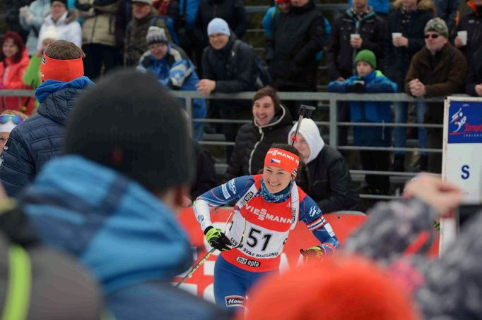 Biatlon, exhibiční supersprinty v Břízkách 2018: Veronika Vítková