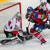 KHL, Lev Praha - Čeljabinsk: Petr Vrána - Michael Garnett, Deron Quint, Vladimir Antipov