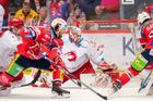 Třinec - Pardubice 2:0. Oceláři zvládli první třetinu lépe než Dynamo