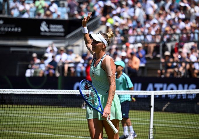 Markéta Vondroušová po vítězství v semifinále turnaje v Berlíne 2025