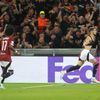 fotbal, Liga mistrů 2024/2025, 4. předkolo, Sparta - Malmö, Albion Rrahmani, radost, gól