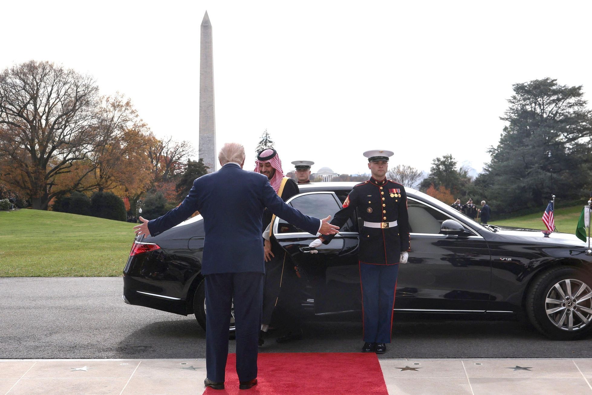 USA, Washington, Bílý dům. Saudská Arábie, Mohammed bin Salman, princ, návštěva, Donald Trump