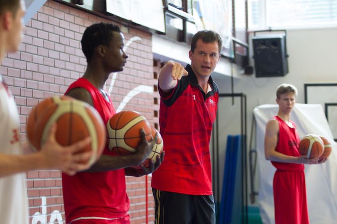 Trenénink basketbalového týmu Get Better Academy