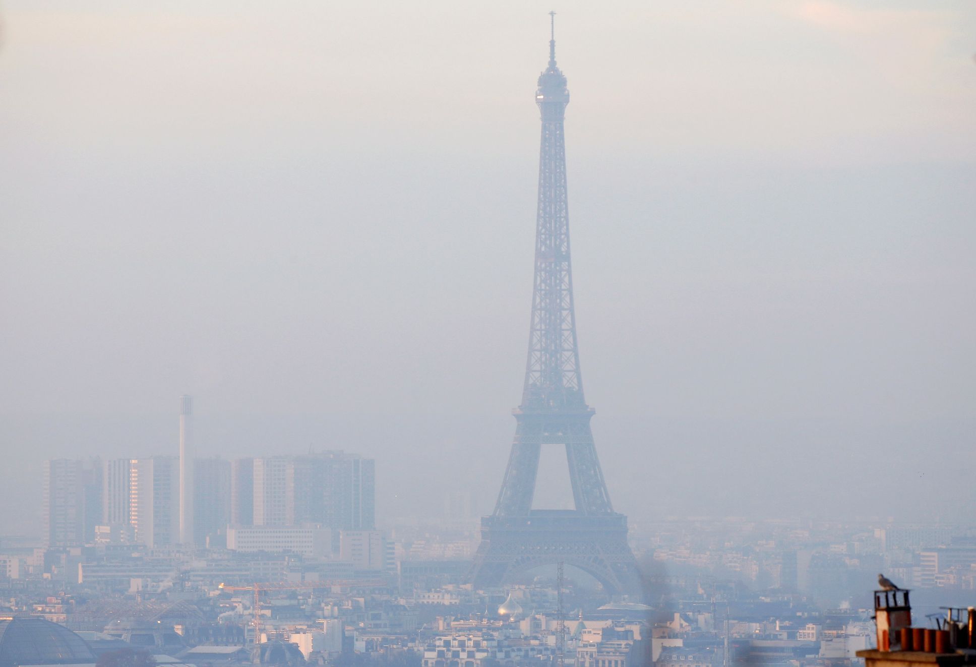 Smog v Paříži, prosinec 2016