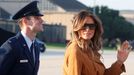 Melania Trumpová odlétá na pětidenní cestu po Africe