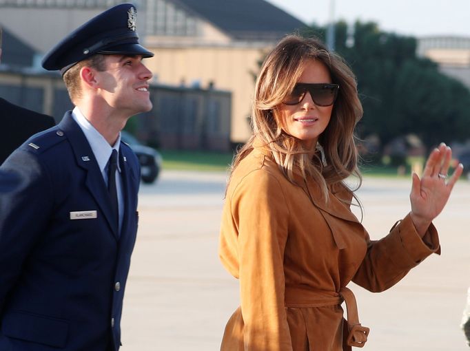 Melania Trumpová odlétá na pětidenní cestu po Africe