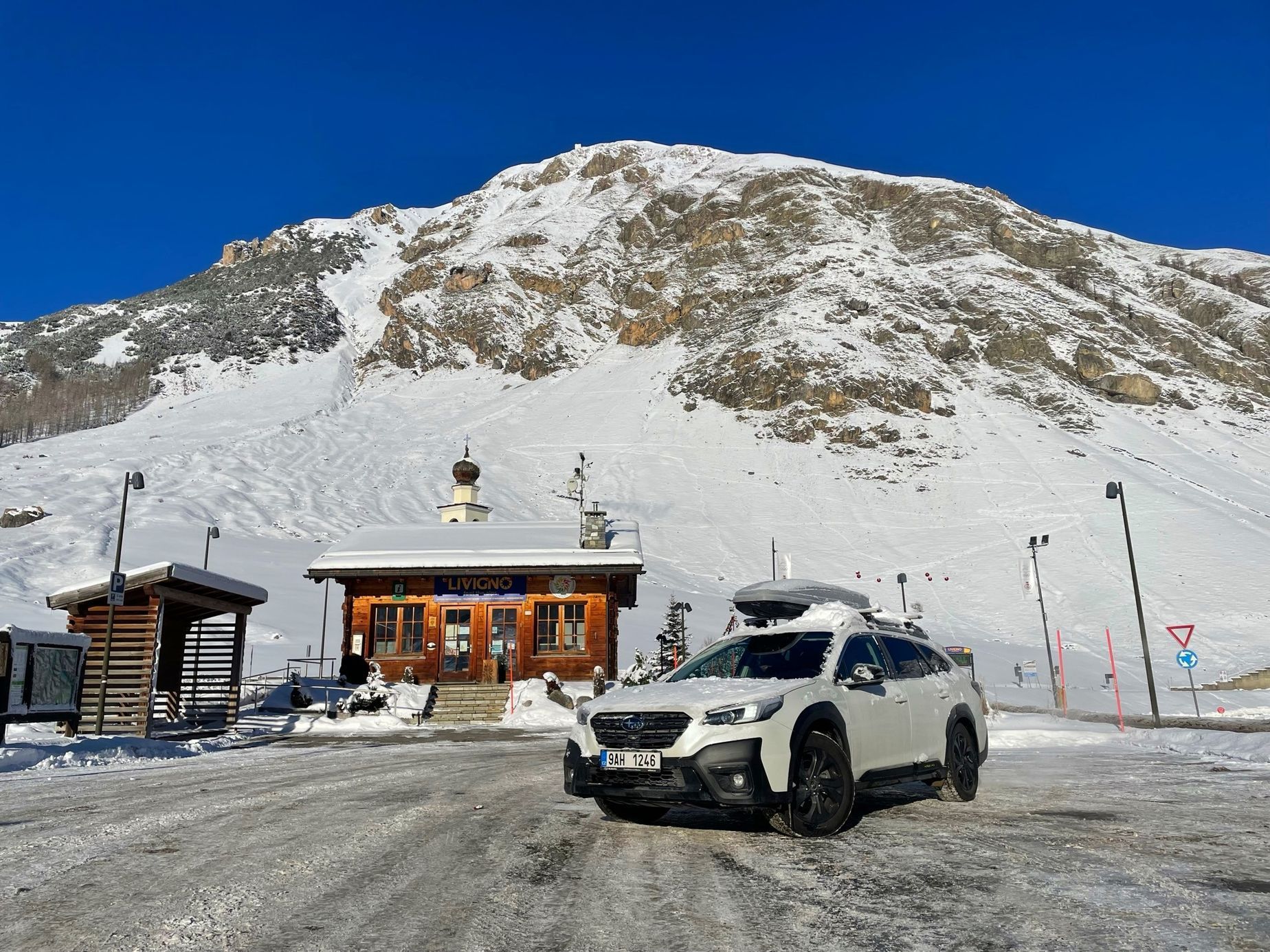 Cestopis Livigno a Subaru Outback 2022