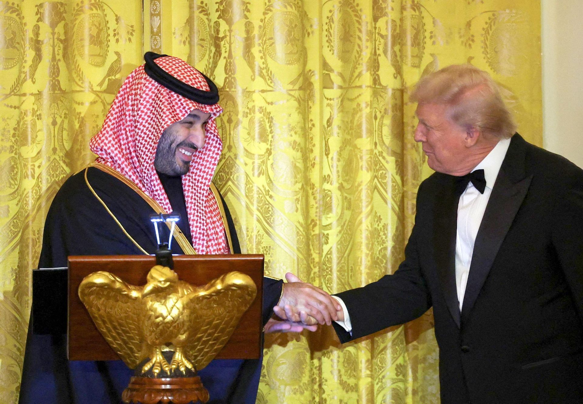 USA, Washington, Bílý dům. Saudská Arábie, Mohammed bin Salman, princ, návštěva, Donald Trump