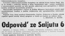 Našemu kosmonautovi posílají vzkaz i soudruzi Leonid Brežněv a Gustáv Husák. "Mezinárodní spolupráce v kosmu je dalším důkazem bratských vztahů mezi socialistickými zeměmi a dalším svědectvím síly socialistického internacionalismu," píší v telegramu, který Rudé právo uveřejňuje 6. března na své titulní straně.