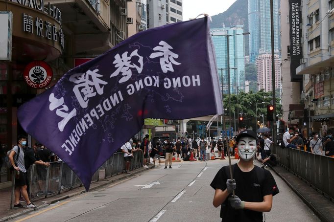 Hongkongské demonstrace po návrhu zákona, který by dal čínské vládě možnost zasáhnout do vnitřní bezpečnosti města.