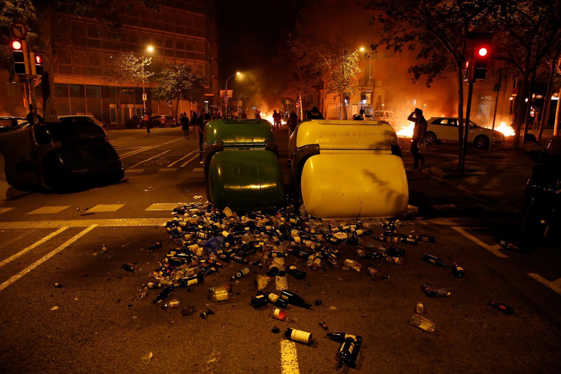 Protesty v Barceloně