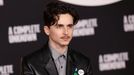 Herec Timothée Chalamet na premiéře filmu Bob Dylan: Úplně neznámý.