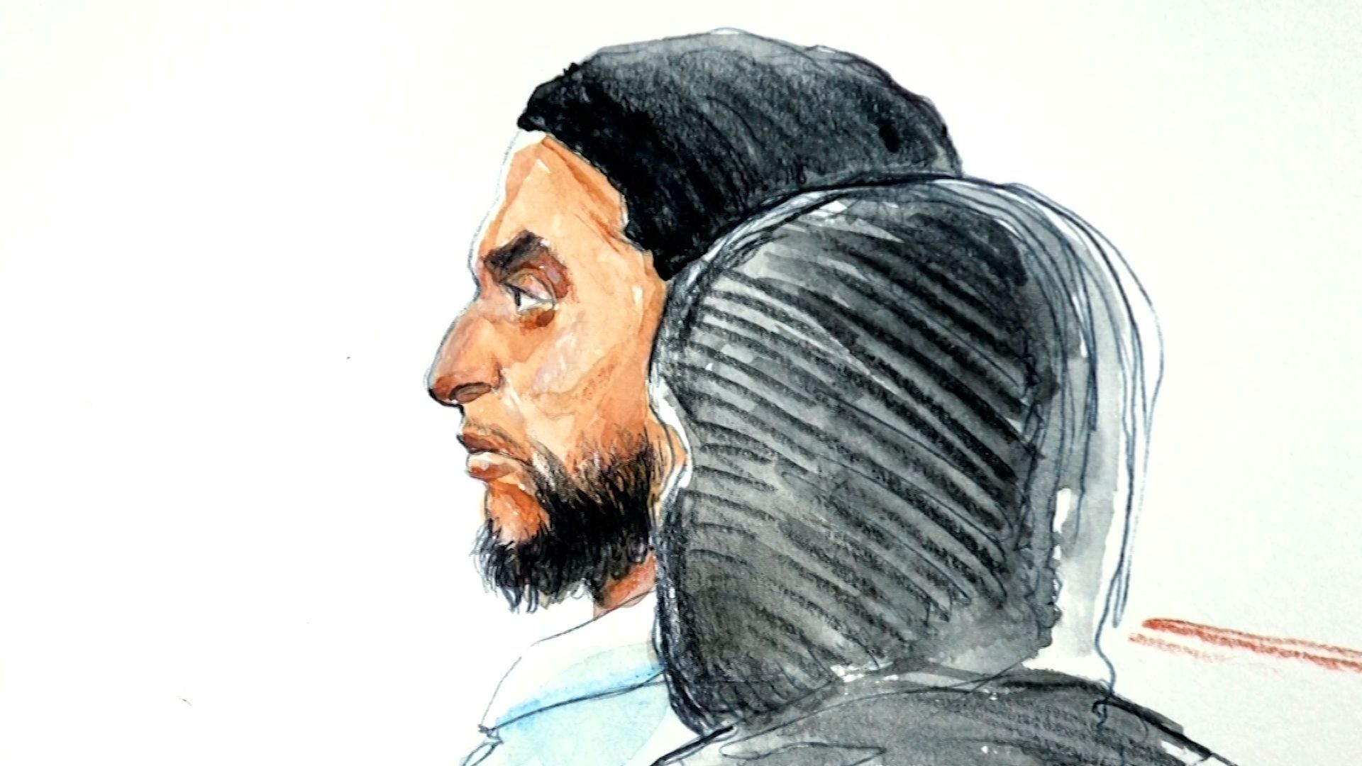 Salah Abdeslam u soudu