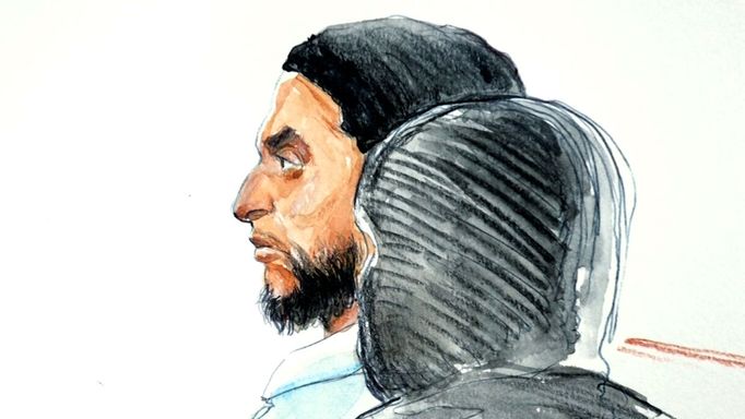 Salah Abdeslam u soudu