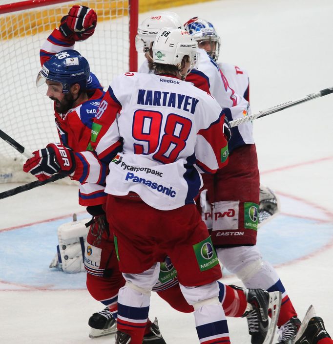 KHL, Lev - Jaroslavl: Michal Řepík (26) - Vladislav Kartajev  (98)