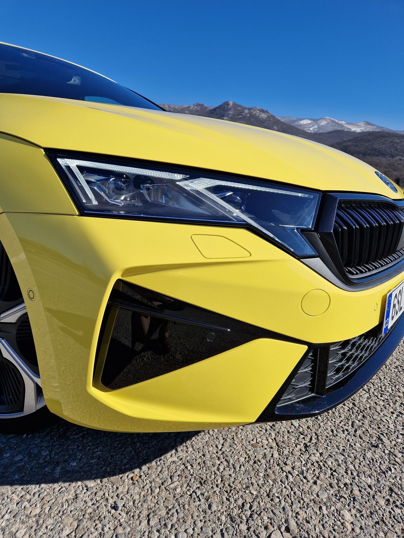 Škoda Octavia RS jízdy Chorvatsko