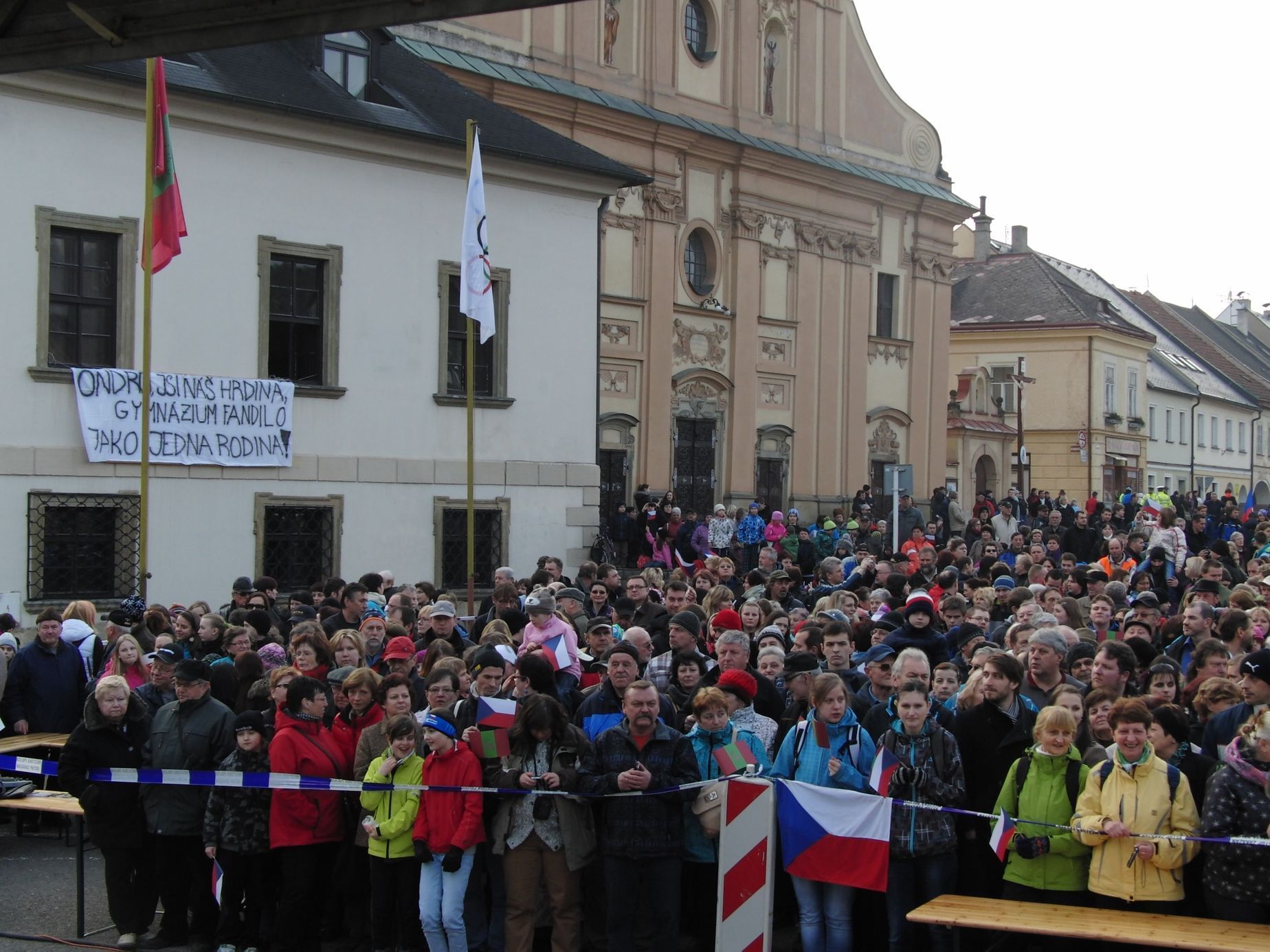 Přivítání Ondřeje Moravce v Letohradě