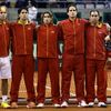 Španělský tým ve finále Davis Cupu