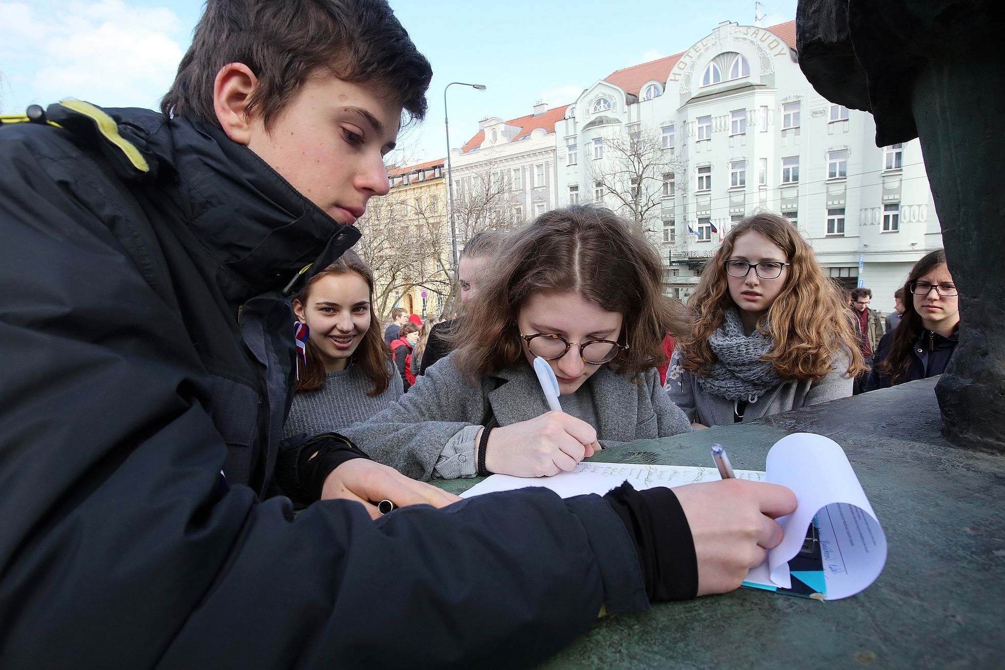 Stávka na Gymnáziu Jana Keplera
