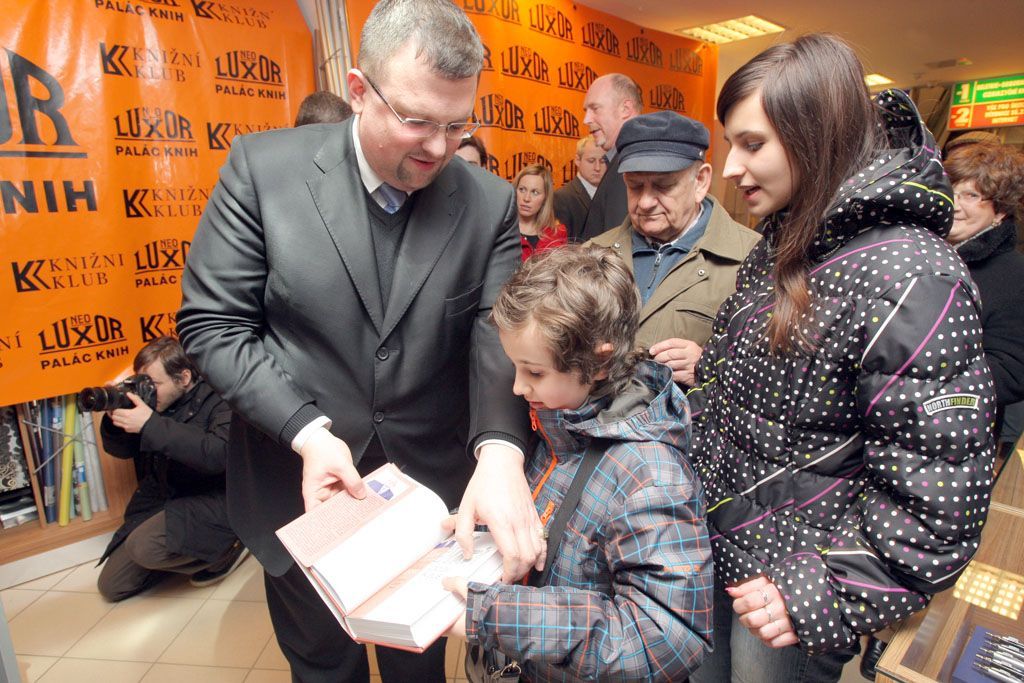 Autogramiáda Václava Klause