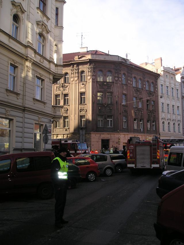 Výbuch plynu na Smíchově