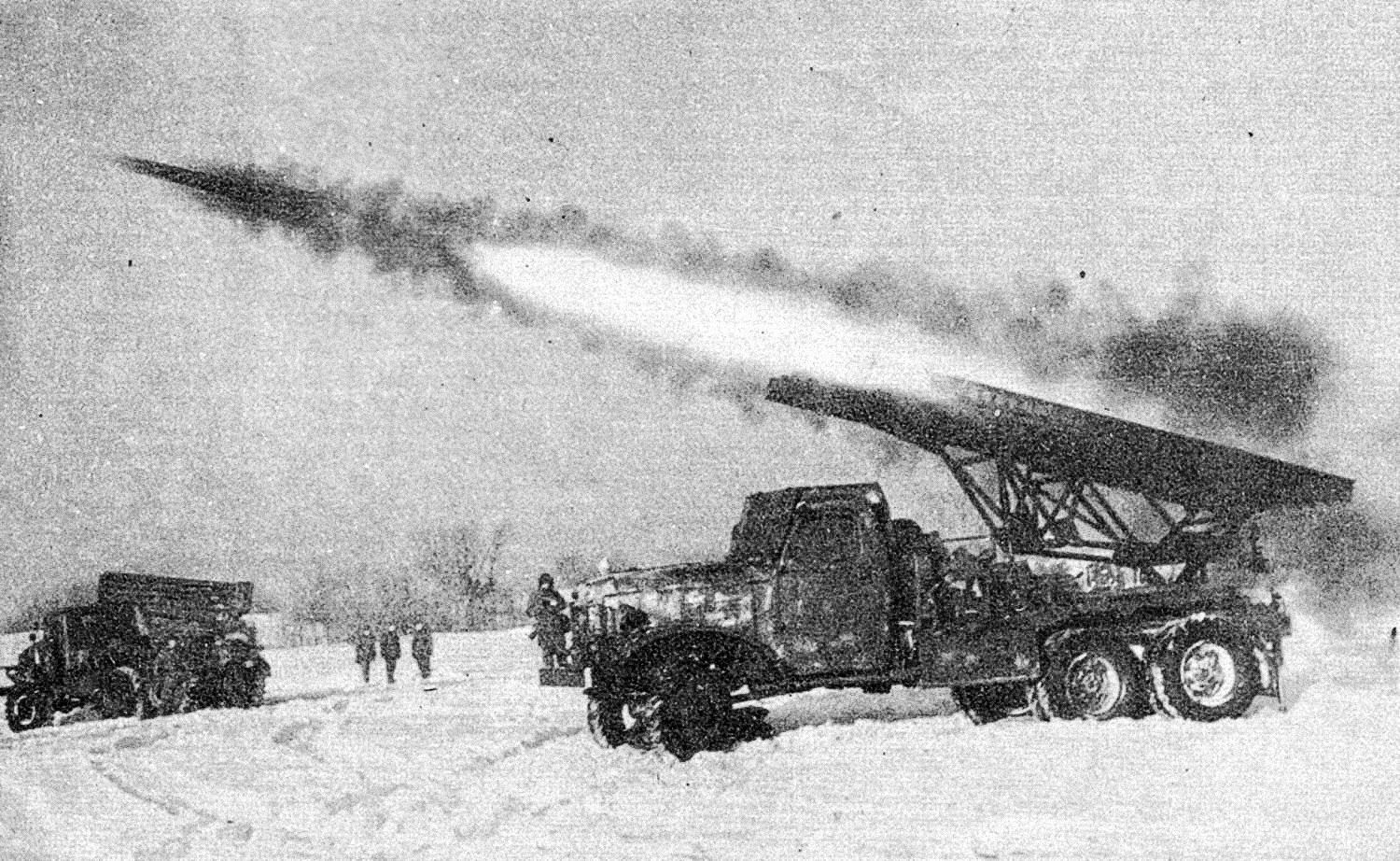 Jednorázové užití / Fotogalerie / Před 80 lety svět dělostřelectva poprvé poznal děsivé "Stalinovy varhany"