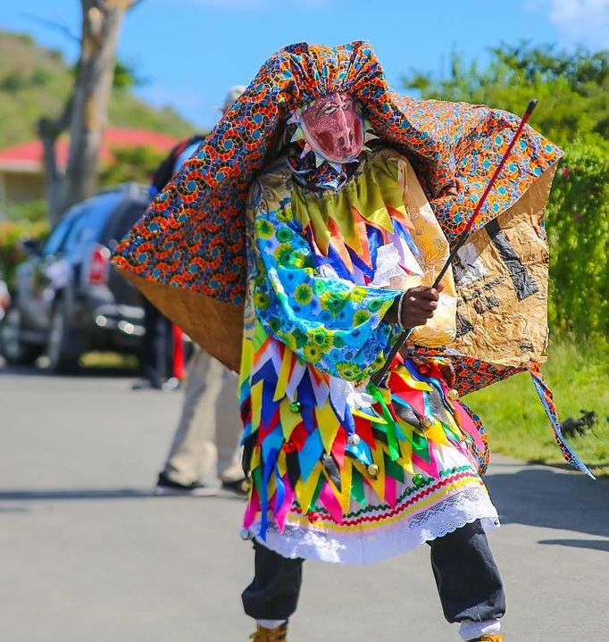 Na ilustračním snímku: Shakespeare Mas' Carnival unique to Carriacou, Grenada.