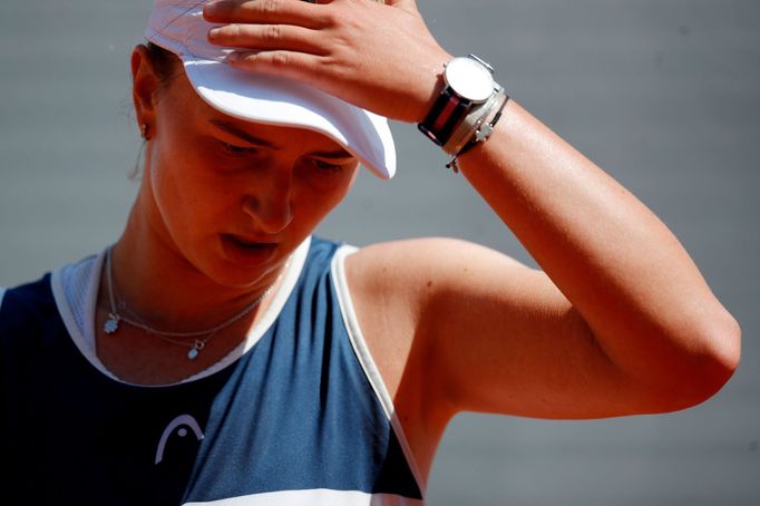 Barbora Krejčíková v osmifinále French Open 2021