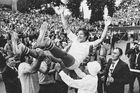 Jan Kodeš, 1975, po vítězství nad australským tenistou Rochem, Davis Cup