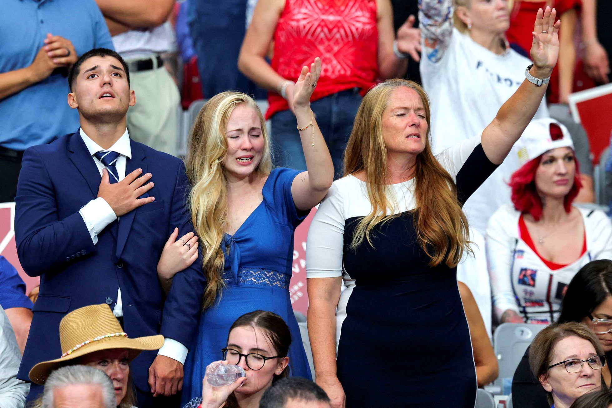 USA, pohřeb, Charlie Kirk, Donald Trump, Vance, Glendale, pieta