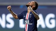 Neymar v semifinále LM Lipsko - Paris St. Germain