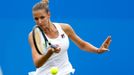 Karolína Plíšková ve finále turnaje v Eastbourne.