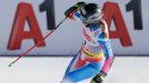 Laura Gaucheová v závodě super-G žen na MS v Saalbachu 2025