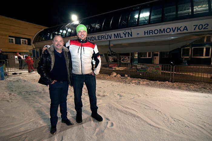 Michal David ve Špindlerově Mlýně