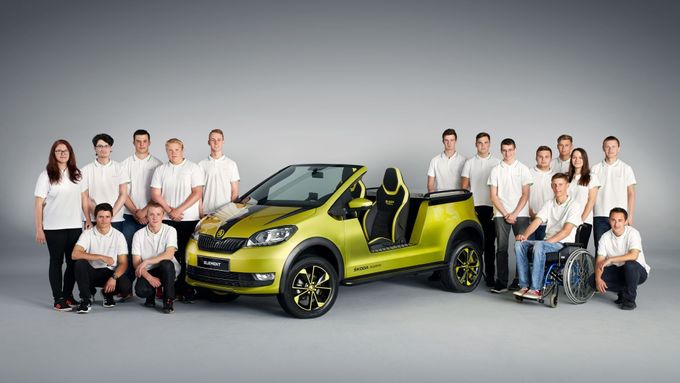 Studenti Středního odborného učiliště Škoda Auto postavili koncept buginy Element.