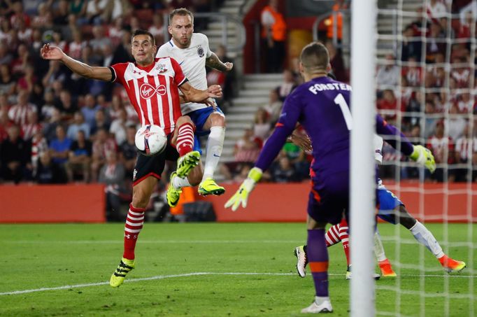 EL, Southampton-Sparta: Dušan Tadič - Michal Kadlec