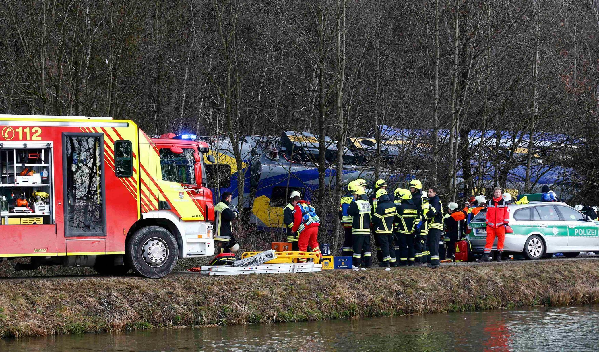 Nehoda vlaků v Německu