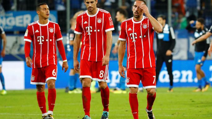 Smutní hráči Bayernu