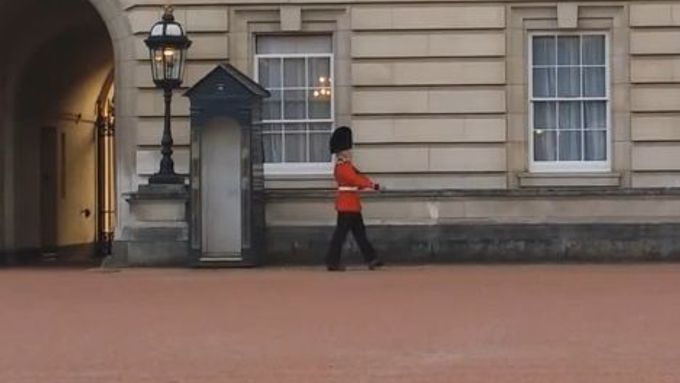 Stráže před Buckinghamským palácem
