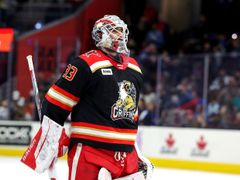 Sebastian Cossa v dresu Grand Rapids