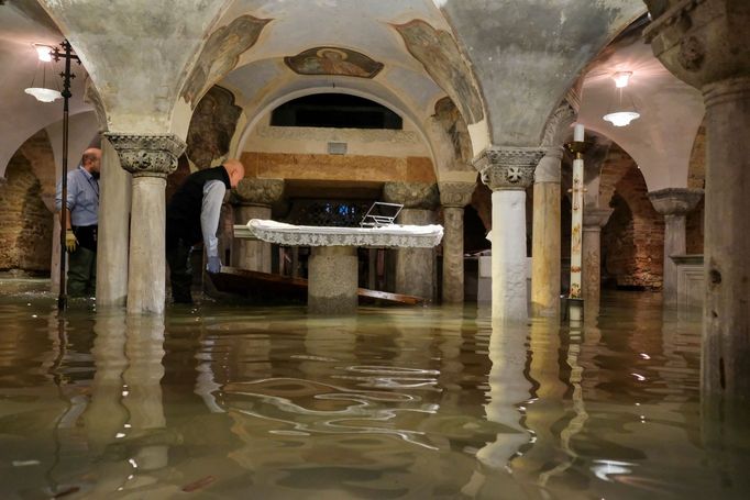 Nejhorší záplavy v Benátkách za posledních 50 let.